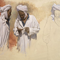 O turbante do mendigo – 75x100cm